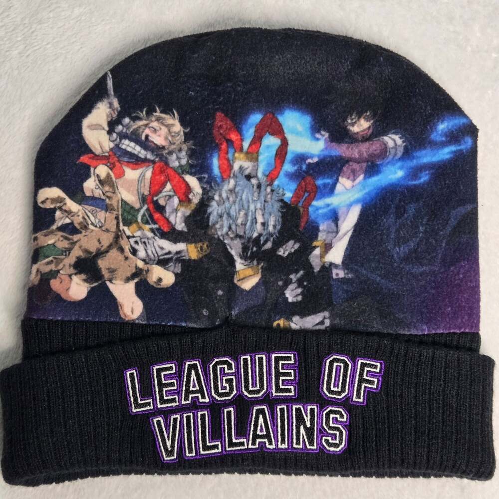 My Hero Academia League of Villains Trio Graphic Knit Cuff Beanie
